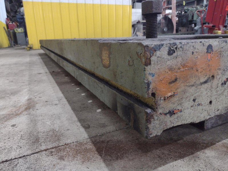 138&quot; X 30&quot; X 6.25&quot; T-SLOTTED LAYOUT PLATE / TABLE: STOCK #23626