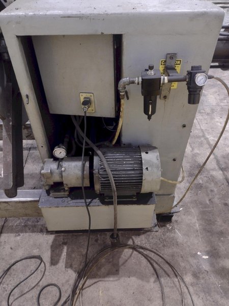 6,000 LBS X 36" AMERICAN MODEL #1000 MOTORIZED COIL REEL UNCOILER: YOBRO #24888