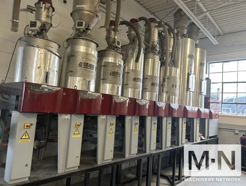 WITTMANN MODEL DRYMAX 600 DRYER WITH 8 HOPPER BANK MFG 2005