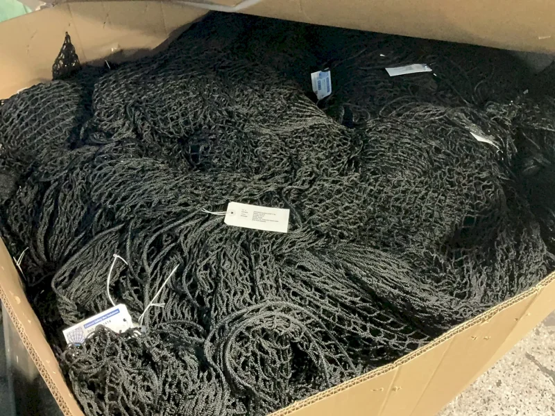 CUSTOM SAFETY NET SOLUTIONS 500 FT/LB NYLON SAFETY NETS  -  PP250BK