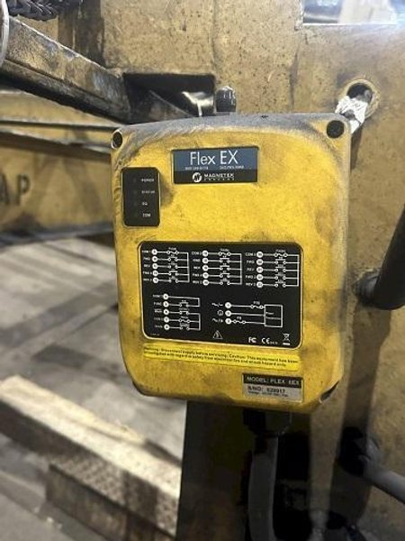 3 TON X 14' WIDE X 130' LONG MPH/BUDGIT OVERHEAD FREE STANDING BRIDGE CRANE