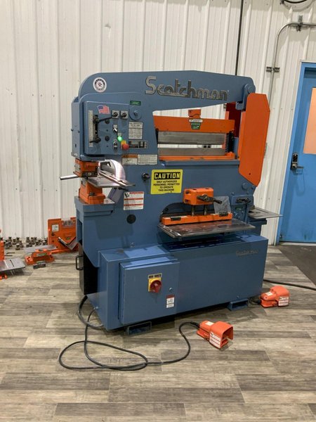 70 TON SCOTCHMAN MODEL # DO70-24M HYDRAULIC IRONWORKER: STOCK #80853