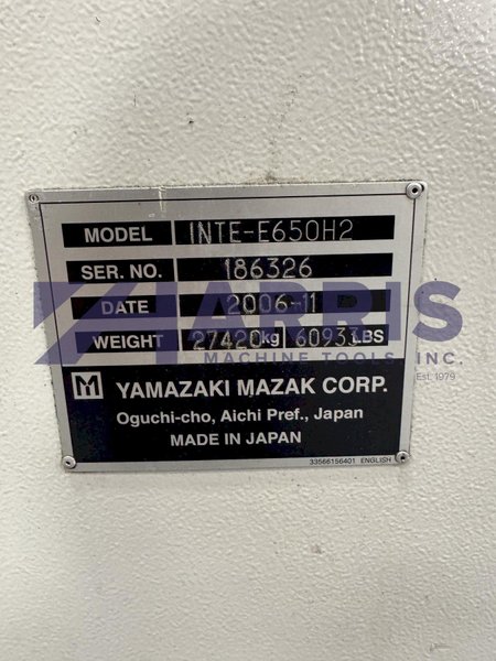 2006 Mazak E-Tower Integrex E-650-II CNC Multitasking Center