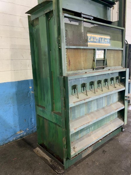 60" X 30" SELCO CARDBOARD BALER: STOCK #74743