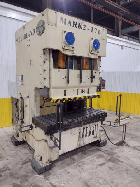 160 TON SUTHERLAND MODEL #FTP-160 GAP PRESS, STROKE 7.87&quot;, new 2000 : STOCK #20720