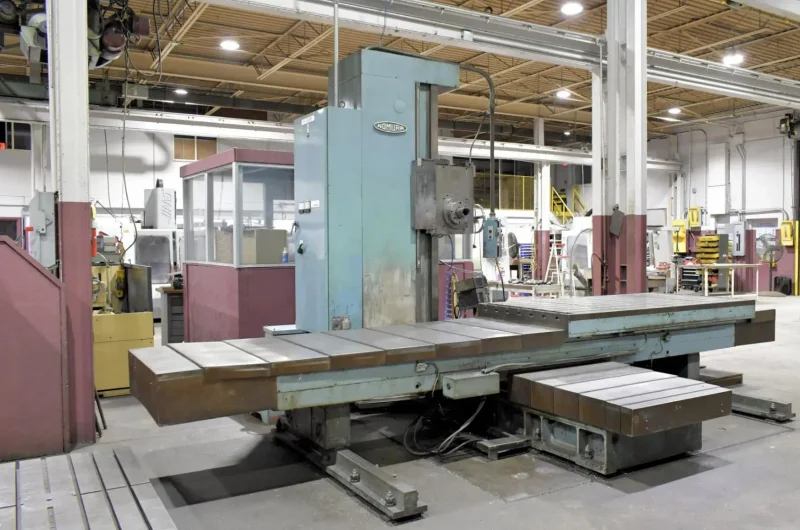 4" NOMURA MODEL #P-100WP TABLE TYPE HORIZONTAL BORING MILL : YOBRO 25968
