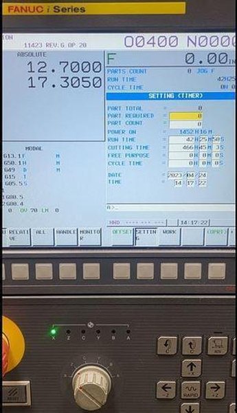 Hyundai Wia HD 2200 CNC Lathe, 2018 – 8″ Chuck, Rigid Tapping, Chip Conveyor