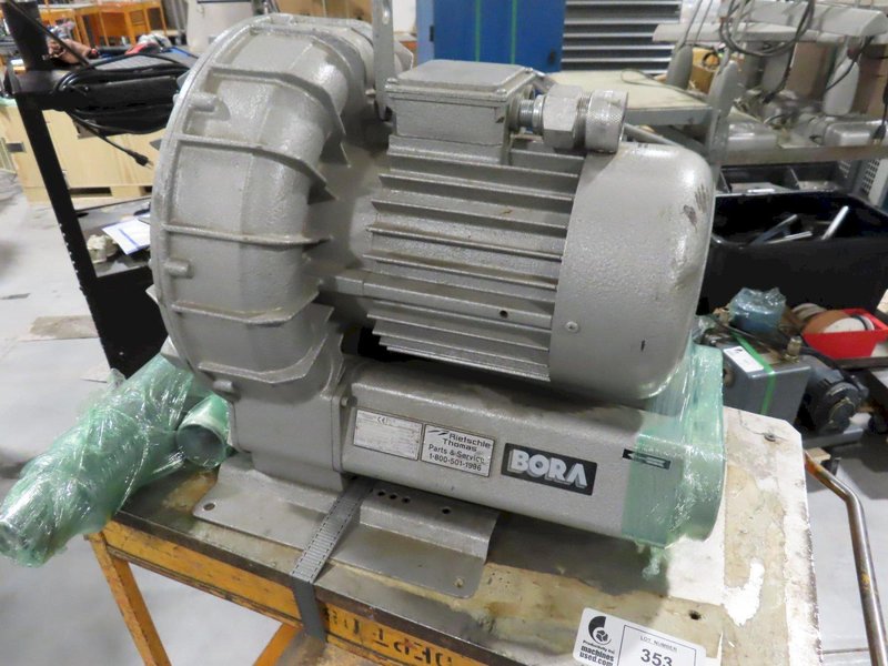 Rietschle Thomas Bora SAP 300 (01) Vacuum Pump and (2) Shelf Cart- Auction Item