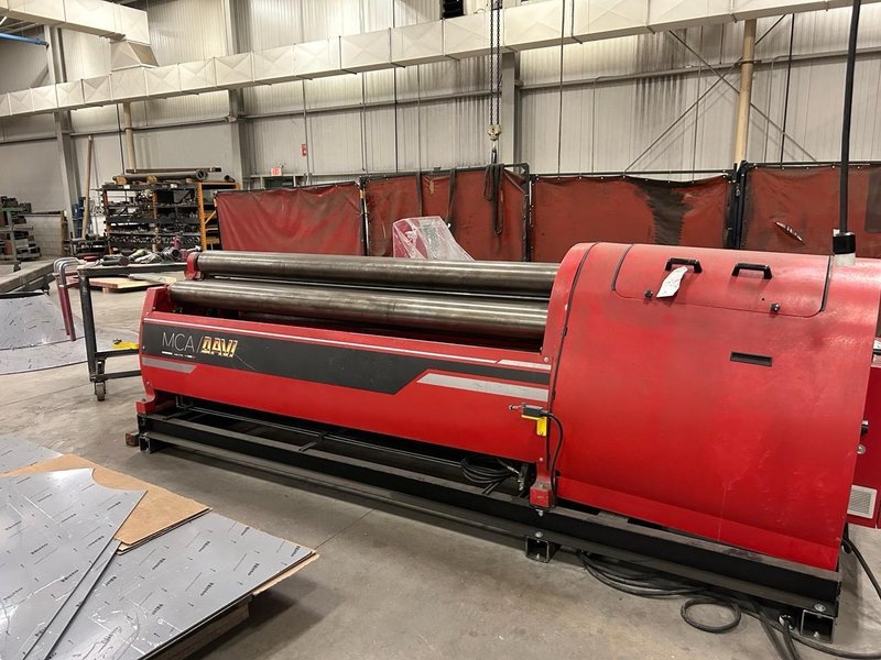 3/8″ X 8’ Davi MCA 2522 CNC Plate Roll, 2018