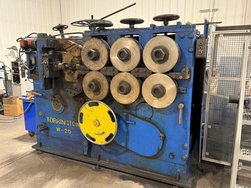 3/4&quot; TORRINGTON MODEL #W25 SPRING COILER MACHINE. STOCK # 0447525