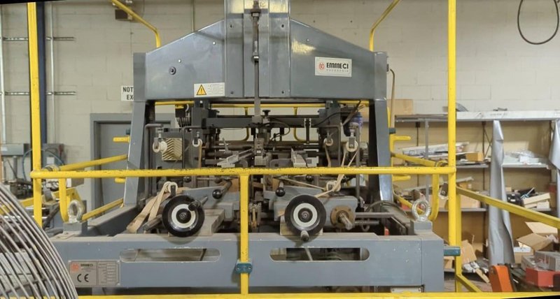 Emmeci MC-92 HSB SX Automatic Rigid Box Forming Line – Left-Hand Discharge
