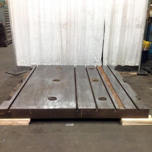 74' X 84' X 5' T SLOTTED TABLE: STOCK #65296