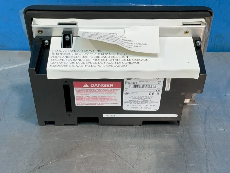 ALLEN-BRADLEY PANELVIEW 600 OPERATOR PANEL  -  2711-K6C5