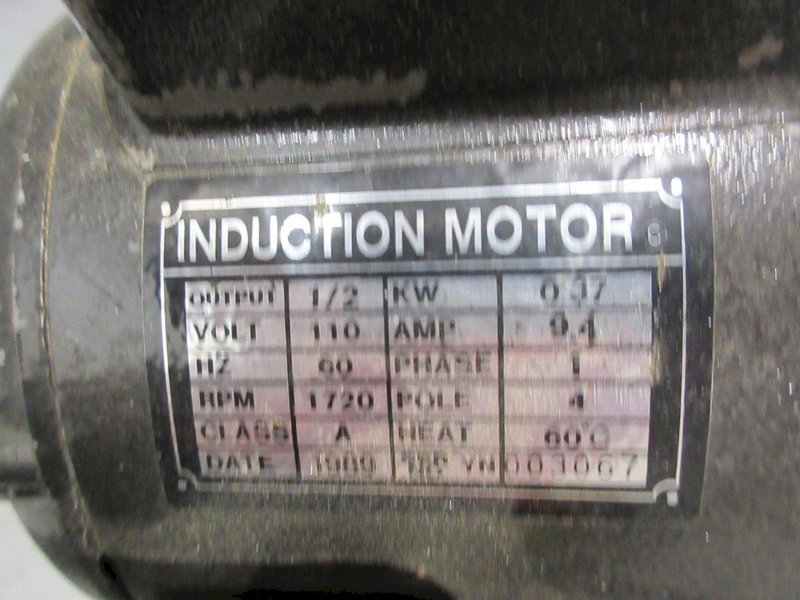 Chicago Forge 4-1/2" Horizontal Bandsaw, 45 Degree Miter, 3 Speed, 110V Single Phase- Auction Item