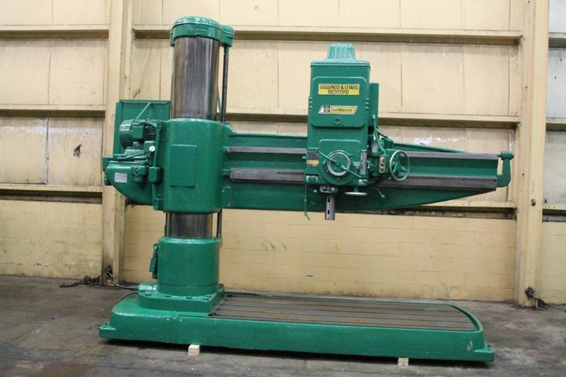 8&#039; X 19&#039; GIDDINGS &amp; LEWIS CHIPMASTER RADIAL DRILL: STOCK #63728