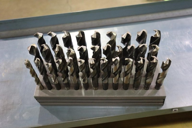 Huot Drill Index with 1/2&quot; Shank Fractional Drills- Auction Item