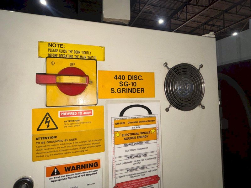 8" X 18" CHEVALIER MODEL #FSG-3A818 3 AXIS HORIZONTAL SURFACE GRINDER: YOBRO 24155