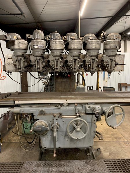 KEARNEY &amp; TRECKER 650TF-20 HORIZONTAL MILLING MACHINE. STOCK # 0952220