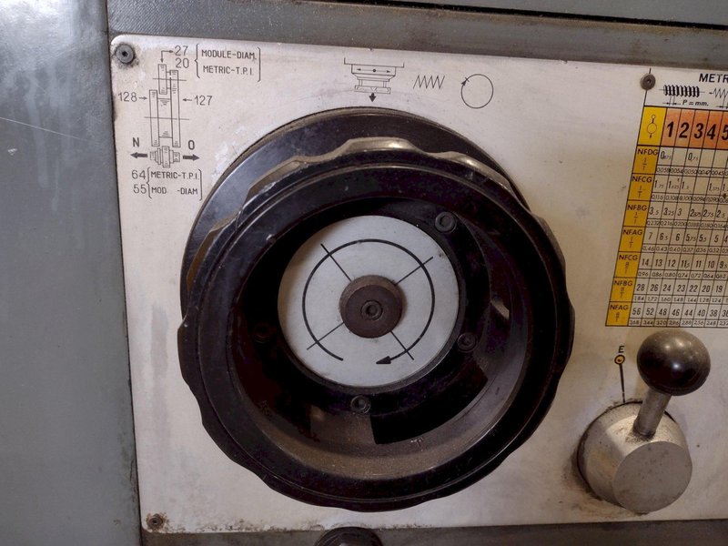 32" X 168" SUMMIT GAP BED ENGINE LATHE. STOCK # 0661425