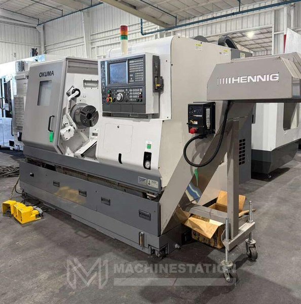 Okuma Captain L470M CNC Turning Center – Live Tool C Axis Lathe