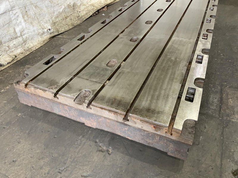 192" X 60" T-SLOTTED FLOOR PLATE: STOCK #81414