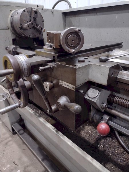 15&quot; X 50&quot; CLAUSING COLCHESTER MODEL #15 ENGINE LATHE, 2-3/16&quot; HOLE: STOCK #19155