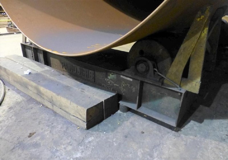 120 TON PANDJIRIS MODEL #PR-240 WELDING TANK TURNING ROLLS, 60 TON DRIVE &amp; 60 TON IDLER: STOCK #13370