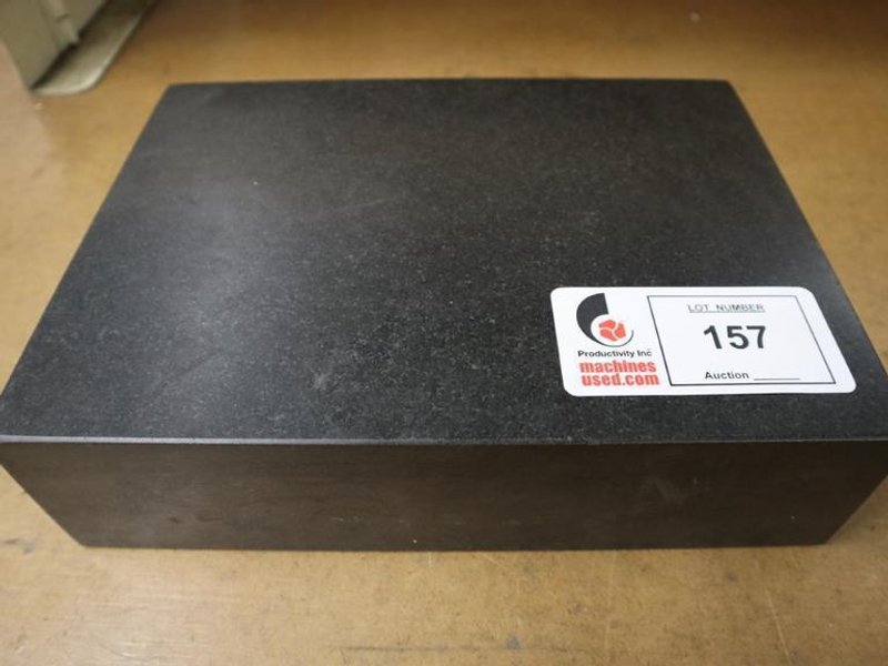 Black Granite Surface Plate 12" x 9" x 3"- Auction Item