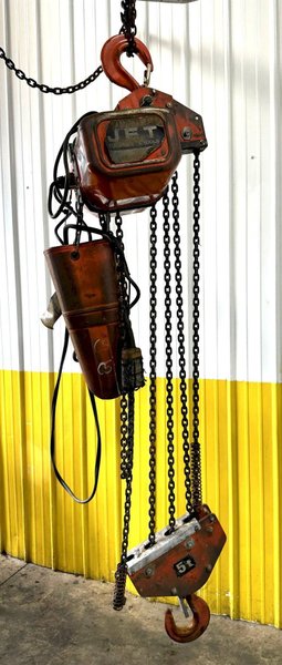 5 TON JET ELECTRIC CHAIN HOIST: STOCK #18862