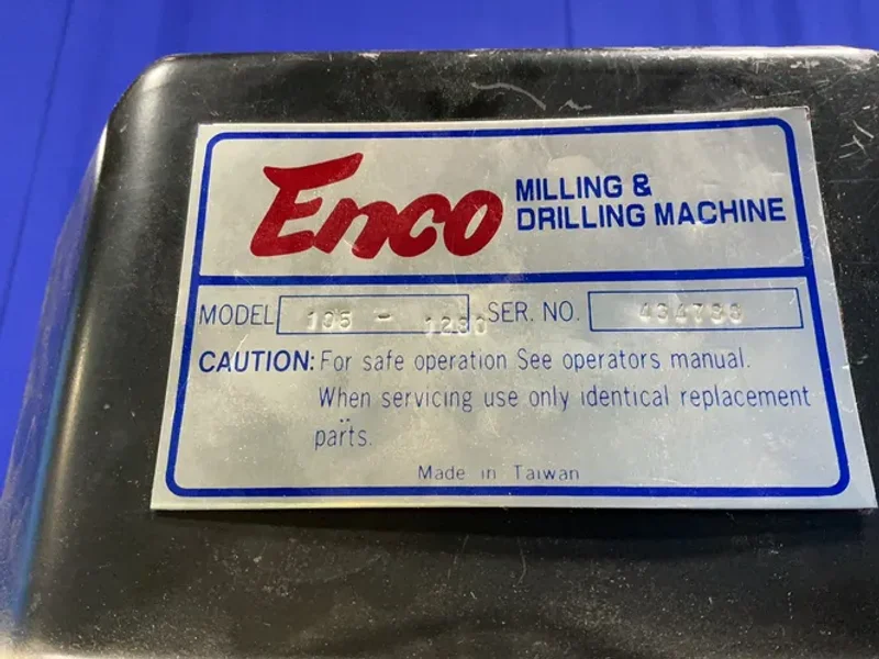 ENCO 8” X 29” VERTICAL MILL  -  105-1230