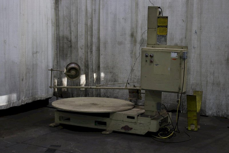 8000 LB LITTELL HORIZONTAL PALLET TYPE UNCOILER: STOCK #75746