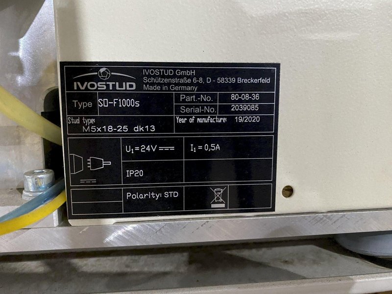 ATLAS COPCO – K-FLOW Fastening System W/ IVOSTUD SO-F1000s M5-18-25 USED