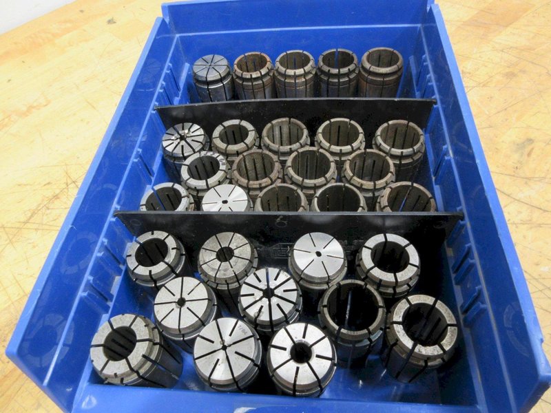 TG-100 Split Collets, (30 pcs) Assorted Diameters- Auction Item
