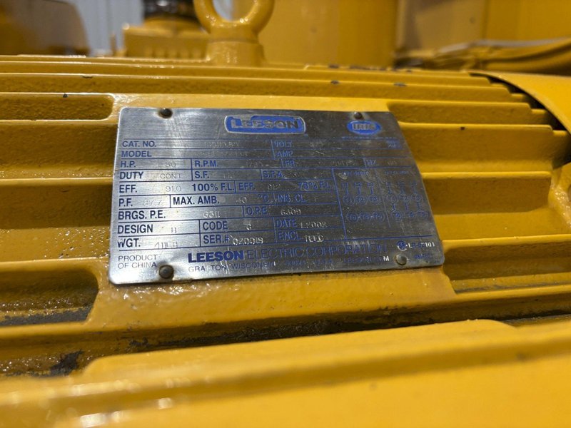 30 HP HI-VAC MODEL #230 INDUSTRIAL HIVAC VACUUM SYSTEM: STOCK #23093