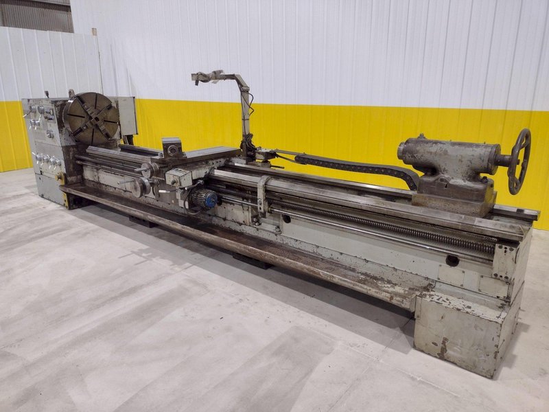 25&quot;/35&quot; X 157&quot; HERCULES MODEL #SPM-630x4000 GAP BED ENGINE LATHE 4&quot; HOLE: STOCK 12137
