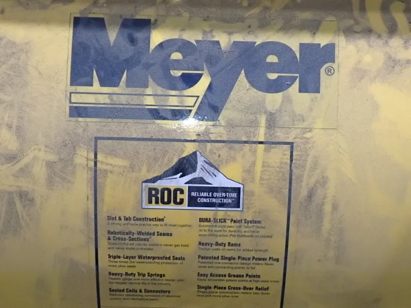 MEYER 108" SNOW PLOW  -  C-9