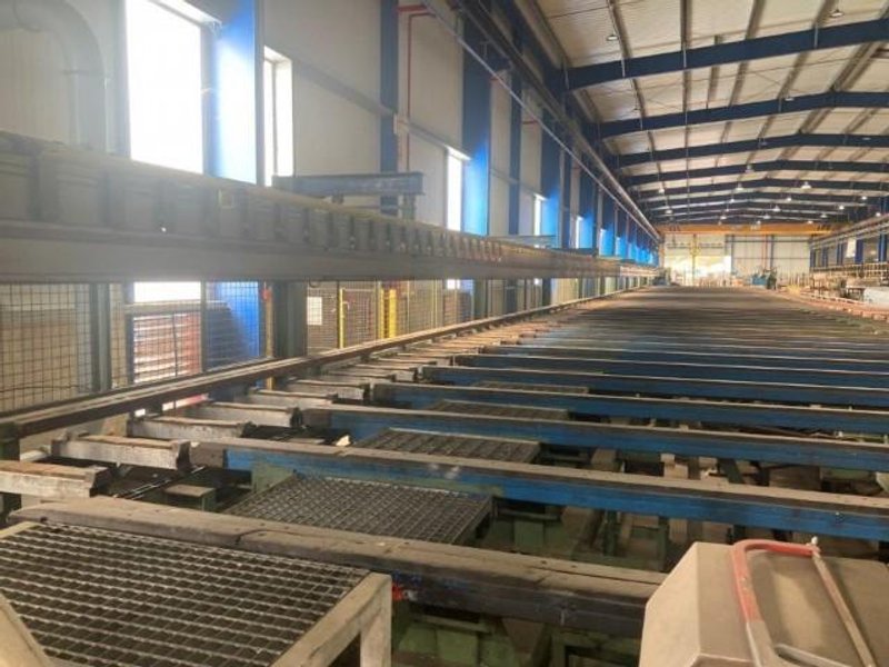 1370 MT SUTTON OIL HYDRAULIC DIRECT EXTRUSION PRESS (14123)