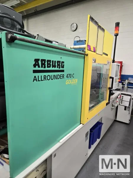 165 TON 8.1 OZ ARBURG MODEL 470C-1500-400 INJECTION MOLDING MACHINE MFG 2007