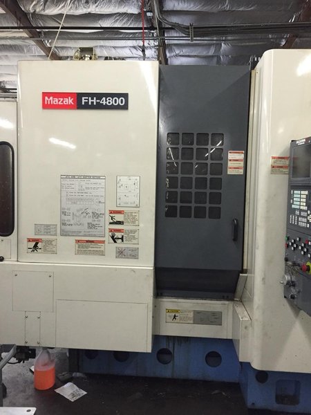 Mazak FH-4800 HMC, 2000 – Coolant Through Spindle, Probing