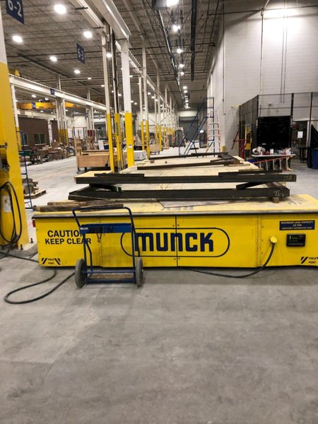 Munck 15-Ton Material Handling Transfer Cart – 2020 – Large Platform for Heavy Loads