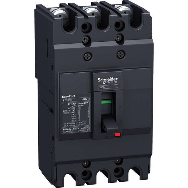 Schneider Circuit Breaker 3 Pole 100 Amps
(EZC100F)