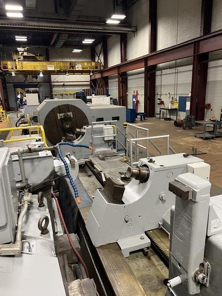 1700mm (67") x 8000mm (26') Wemex Heckert Roll Grinder Model SAXW-1600/2 (14657)