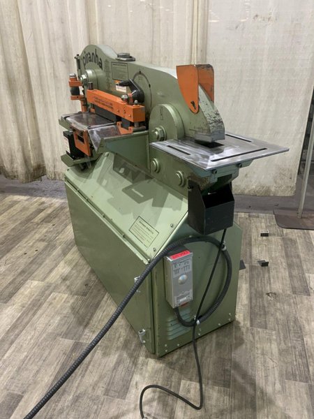 50 TON HYDRAULIC PIRANHA P50 IRON WORKER: STOCK #80840
