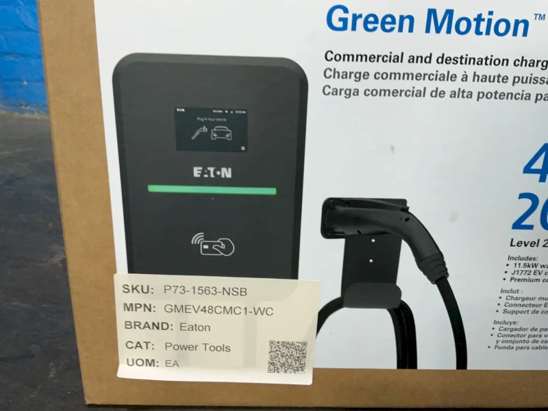 EATON 48 AMPS GREEN MOTION BUILDING PRO EV CHARGER   -  GMEV48CMC1-WE
