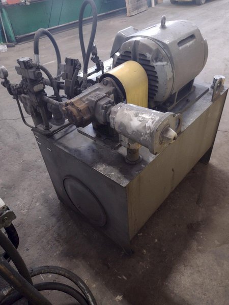 25,000 LB MITCHELL (4) DIE IN LINE TUBULAR CONVEYOR ROLL SHAFT END FORMING MACHINE: STOCK #15296