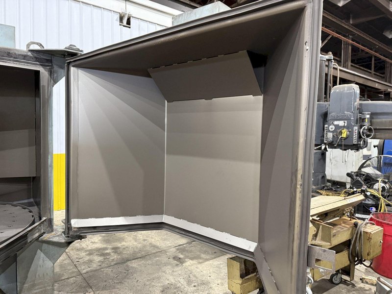 72” TABLE PANGBORN MODEL LK ROTOBLAST SHOT BLAST MACHINE: YOBRO #24357