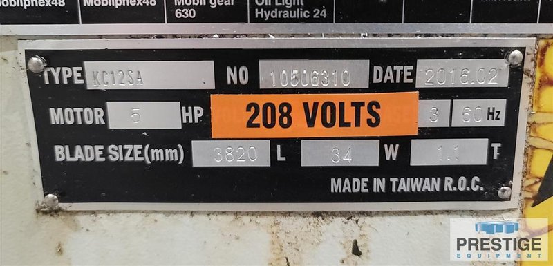 Clausing Kalamazoo KC12SA Horizontal Band Saw