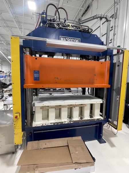 50 ton Macrodyne Model MPZ-50 4-Post Used Hydraulic Press For Sale, Year 2008