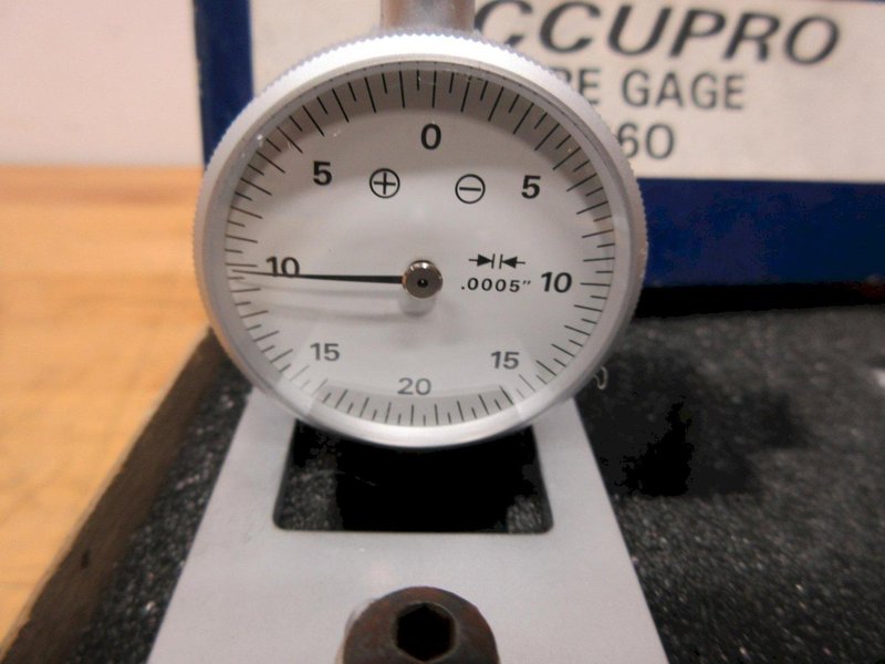 Accupro 2-1/8" - 7" Cylinder Bore Dial Gage, Brown &amp; Sharpe 1.600" - 2.000" 3 Point Mic- Auction Item