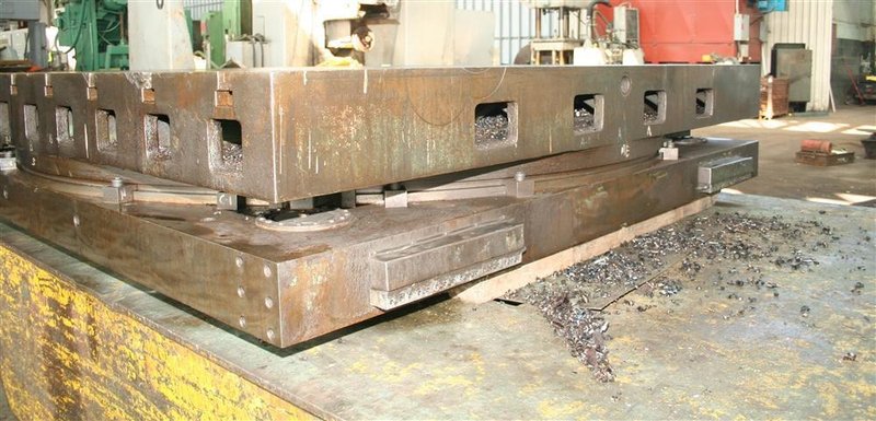 96&quot; X 96&quot; GIDDINGS &amp; LEWIS ROTARY AIR LIFT TABLE:  STOCK #57311